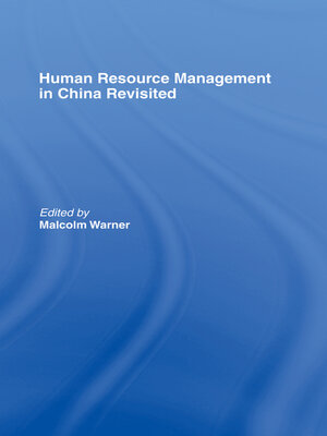 cover image of Human Resource Management in China Revisited